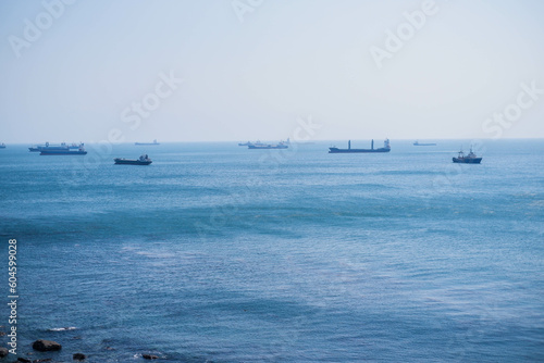 Fishing boat at the coast of Funchal in Madeira