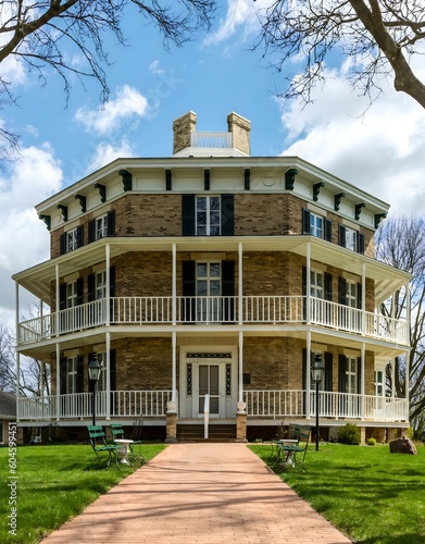 octagon shaped house photo