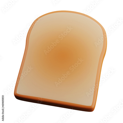 Bread isolated on white (BK01 - Bread 02)