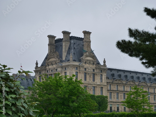 Parisian monument facade
