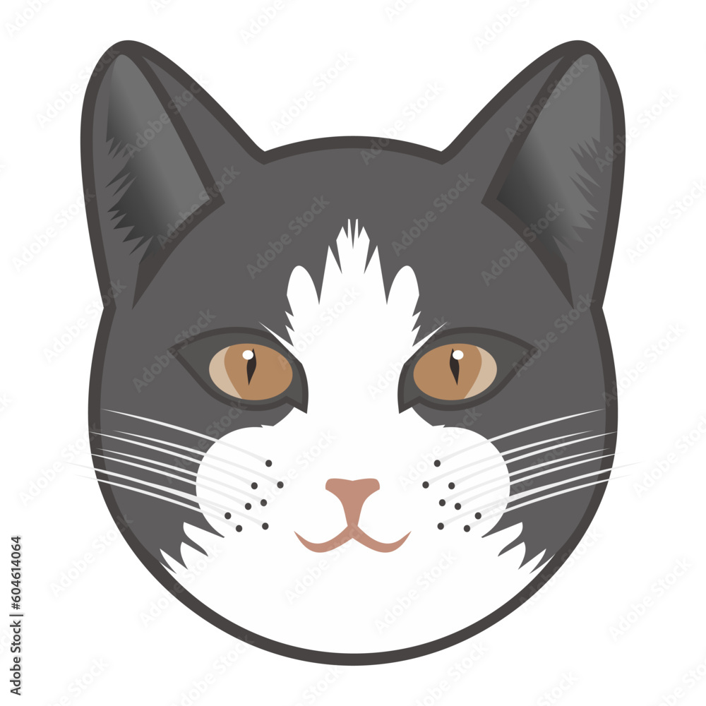 BEAUTIFUL HEADS CAT CAN USE LOGO,ICON AND BRAND