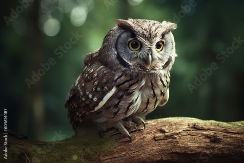 Cute owl Generative Ai