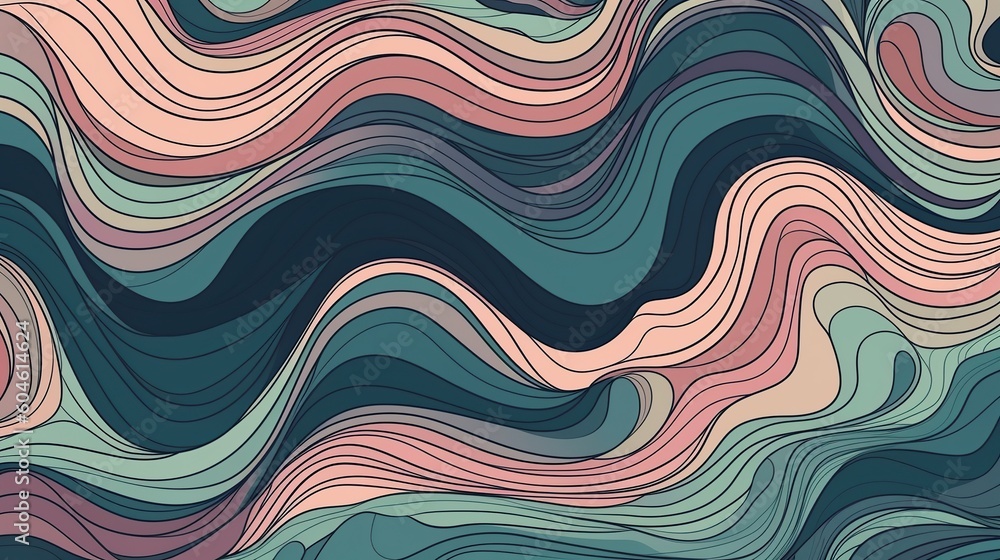 illustration background with squiggly lines seamless pattern illustration background with squiggly lines seamless pattern