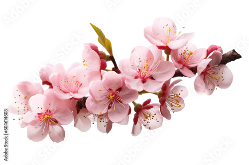 pink orchid isolated on white Fototapet