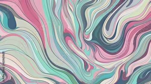 illustration background with squiggly lines seamless pattern