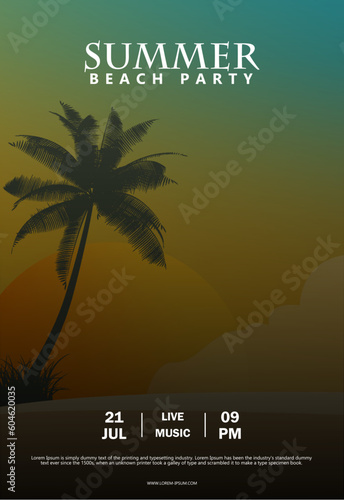 summer party poster