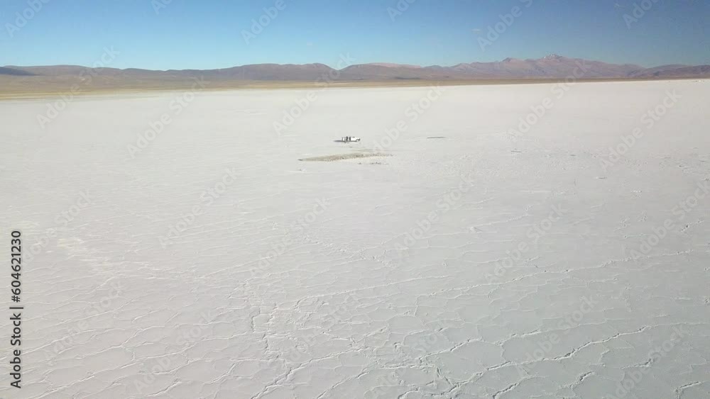 Famous salt flats in northwestern Argentina Famous salt flats in northwestern Argentina