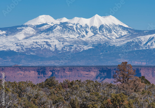 фотографія The La Sal Range from Canyonlands National Park, Utah
