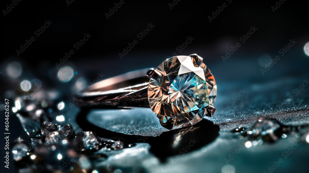 diamond ring macro diamond ring macro