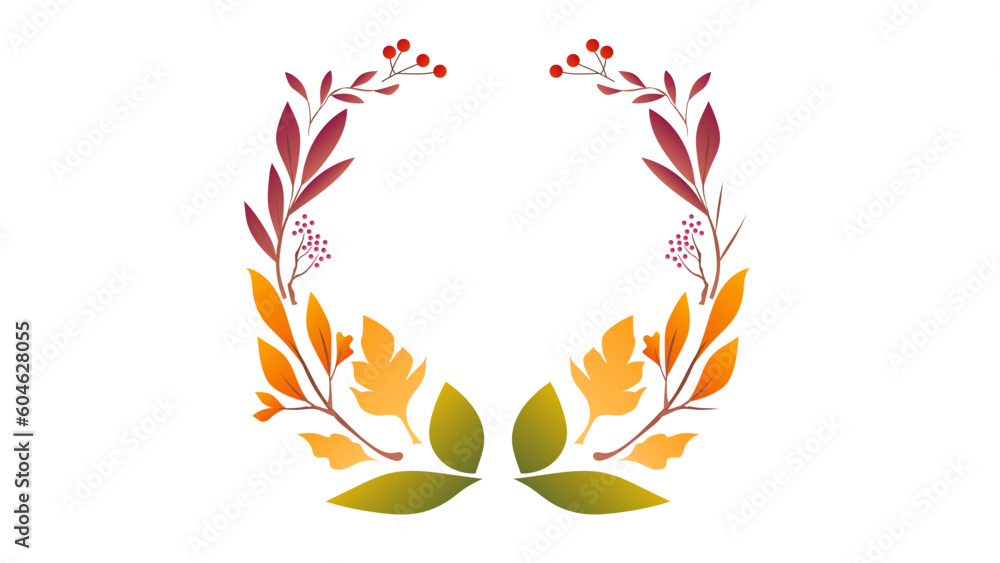 Autumn leaf ,for content online or web, banner, isolated on white background , Flat Modern design , Illustration Vector EPS 10 Autumn leaf ,for content online or web, banner, isolated on white background , Flat Modern design , Illustration Vector EPS 10