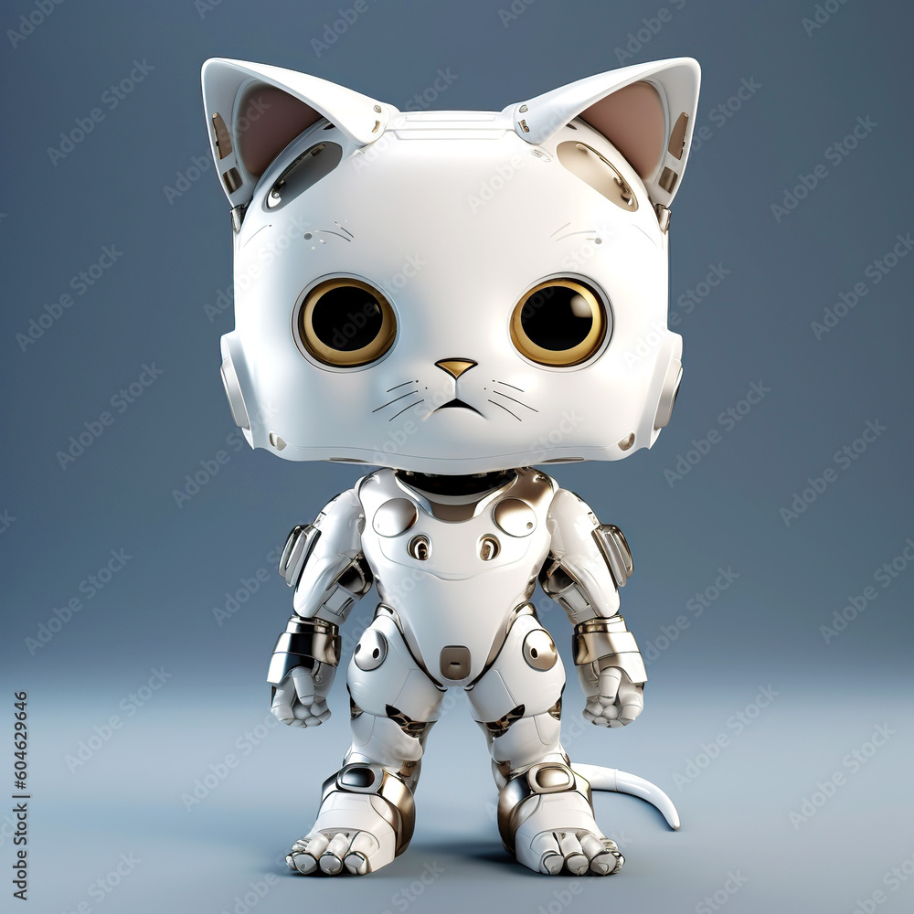 Сat robot, generative AI Сat robot, generative AI