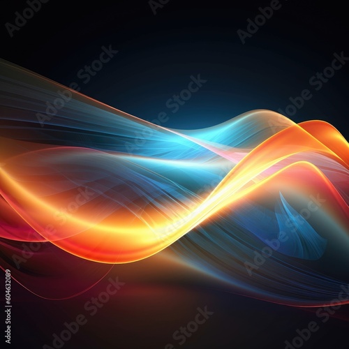 The background is abstract and light. (Generative AI)