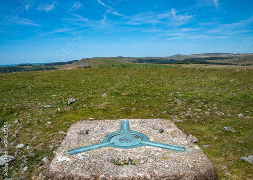 Photos Trig point on Dartmoor National Park, Devon, UK