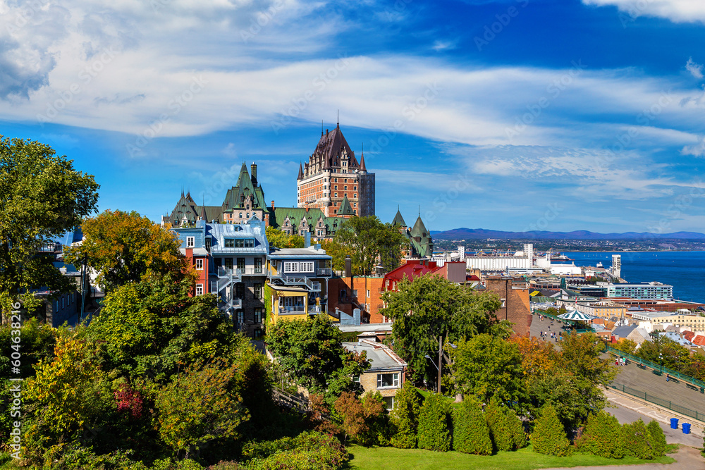 Frontenac Castle in Quebec City