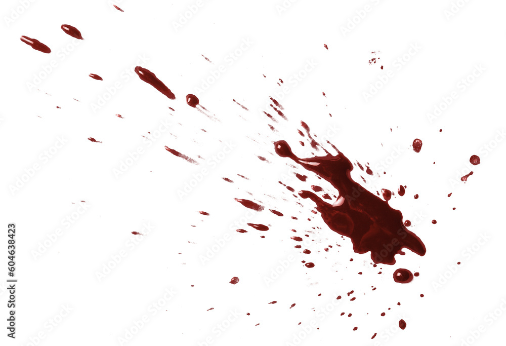 Blood drops cut out Blood drops cut out