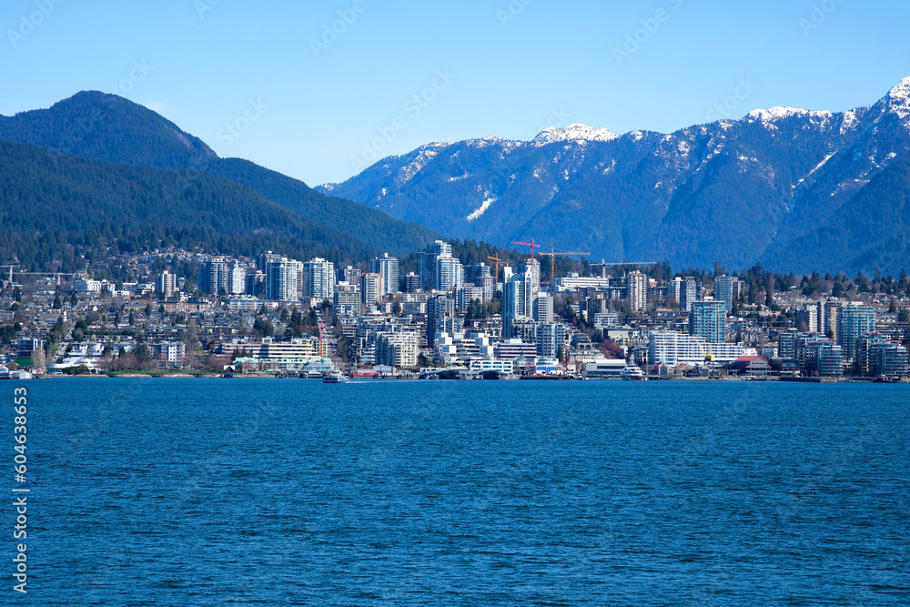 View of the North Vancouver BC , Canada. High quality photo