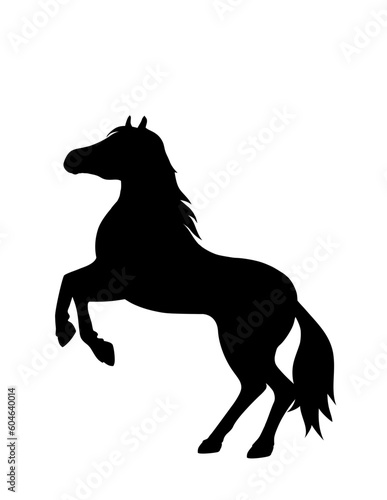 horse silhouette vector