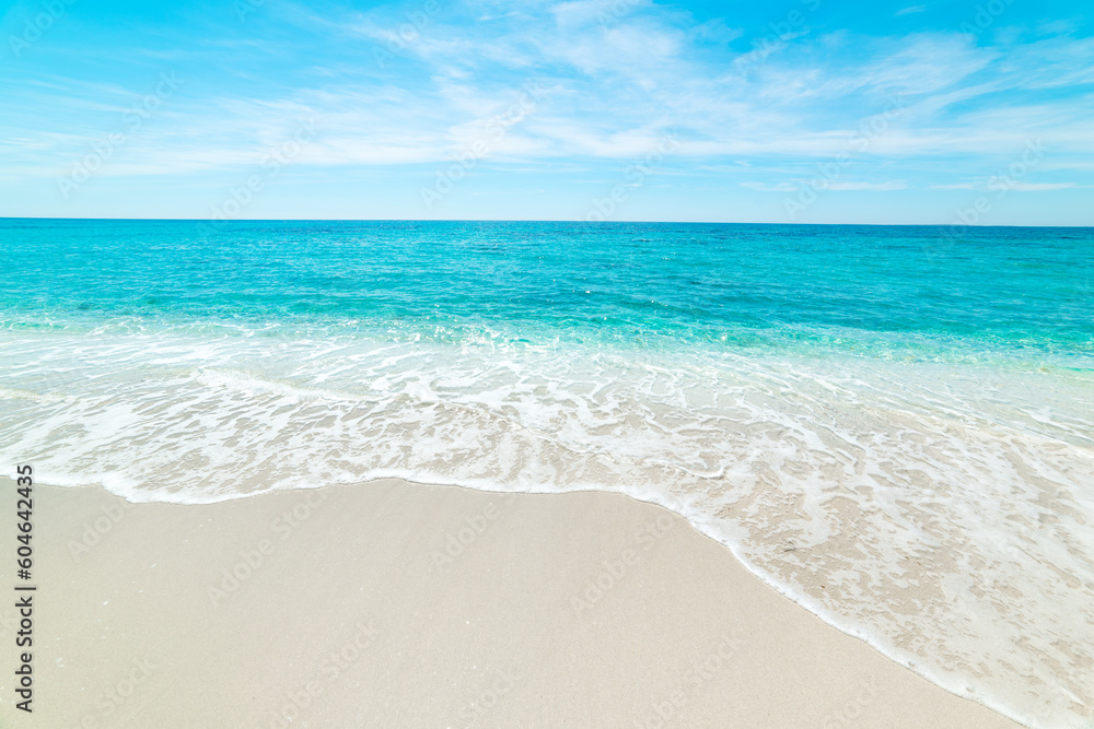Turquoise water and white sand in Mari Ermi beach Turquoise water and white sand in Mari Ermi beach