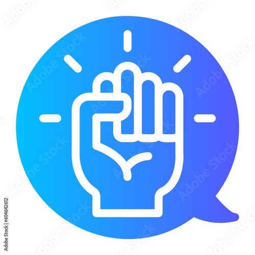 comment gradient icon