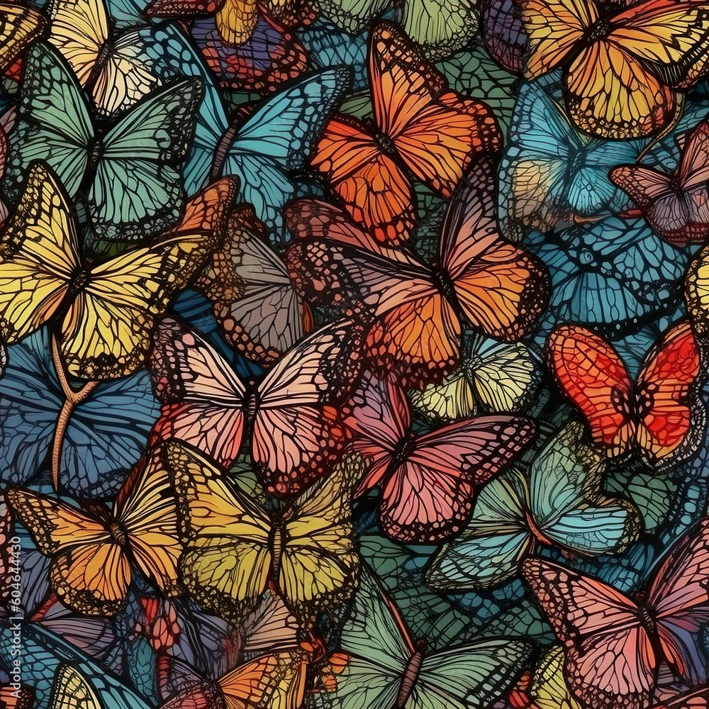 seamless pattern with butterfly seamless pattern with butterfly