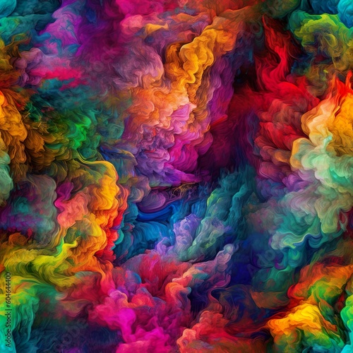 abstract colorful smoke