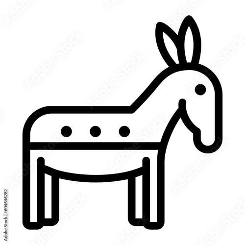 democrat line icon