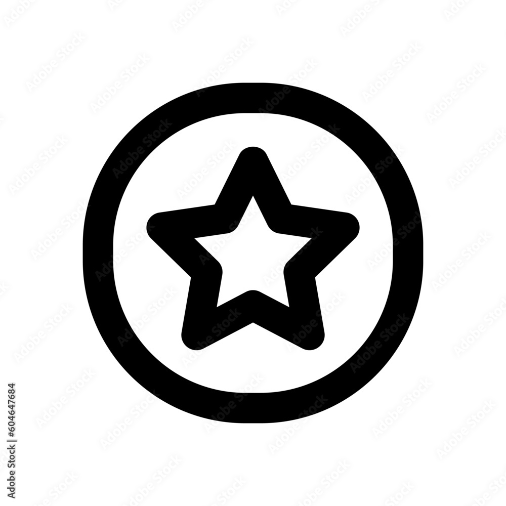 favorite icon, outline style, editable vector favorite icon, outline style, editable vector