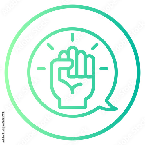 comment gradient icon
