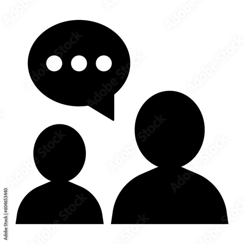 Talking icon