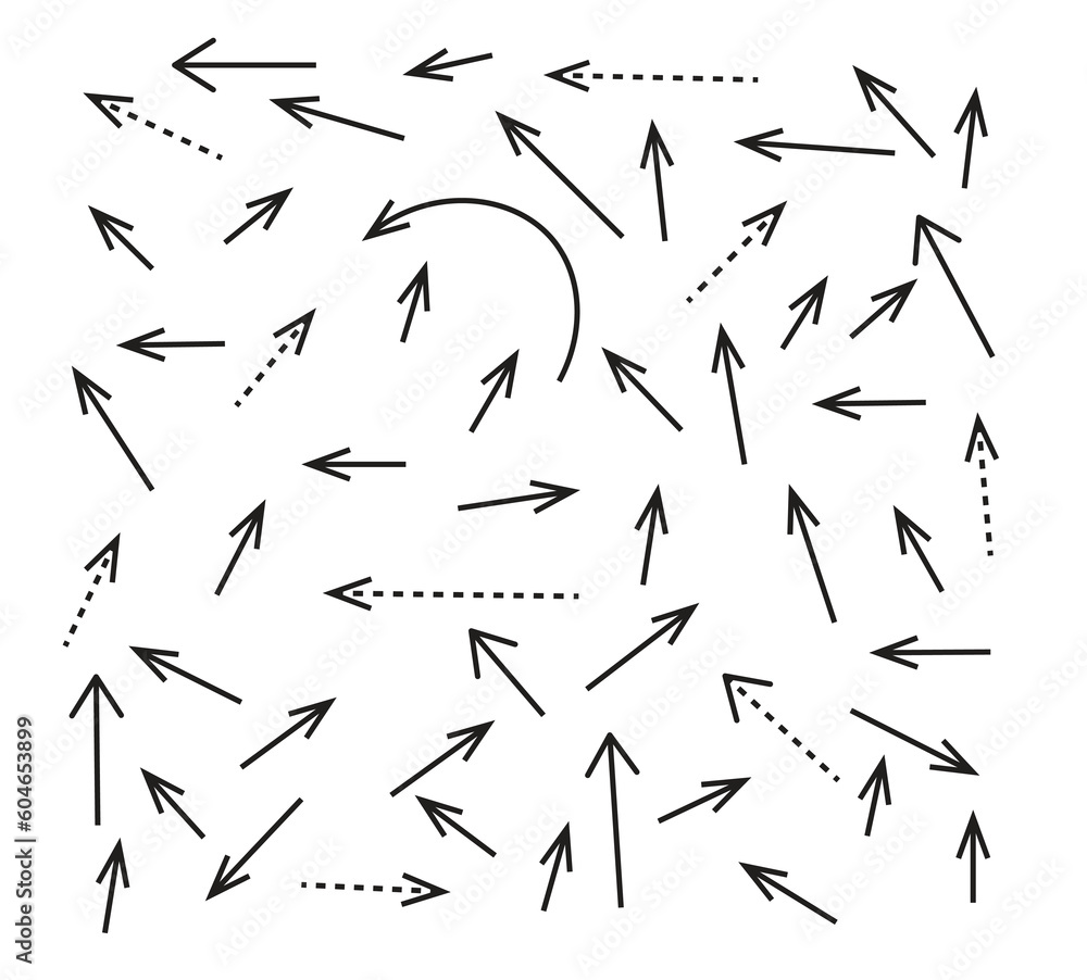 Arrow vector set, cursor, pointer, target, direction, arrow icon, symbol. Illustration On White Background Arrow vector set, cursor, pointer, target, direction, arrow icon, symbol. Illustration On White Background