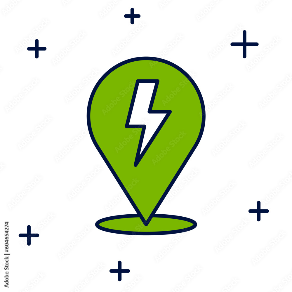 Filled outline Lightning bolt icon isolated on white background. Flash sign. Charge flash icon. Thunder bolt. Lighting strike. Vector Filled outline Lightning bolt icon isolated on white background. Flash sign. Charge flash icon. Thunder bolt. Lighting strike. Vector