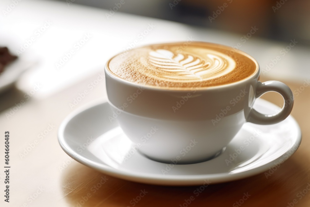 Generative AI collection a cup coffee latte Food Photography Generative AI collection a cup coffee latte Food Photography