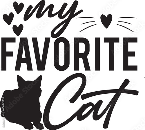 Cat design SVG, t-shirt design