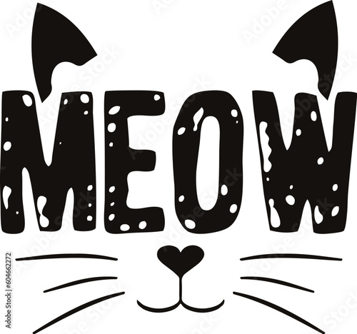 Cat design SVG, t-shirt design