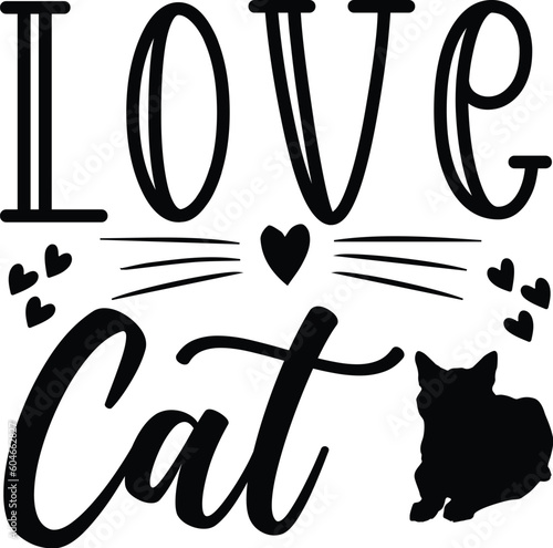 Cat design SVG, t-shirt design