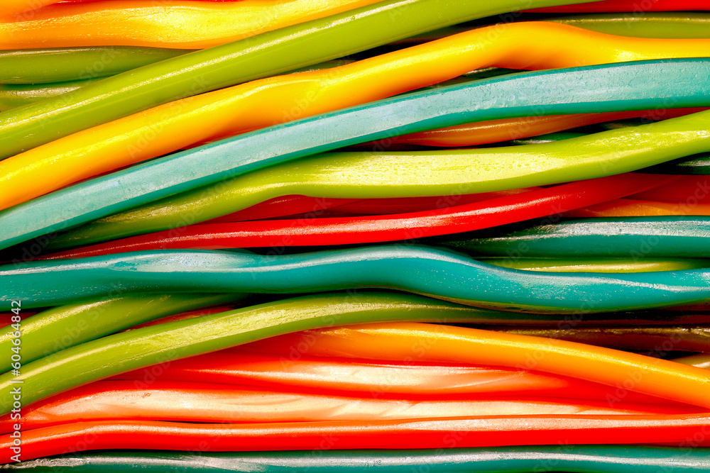 Zucker, Kabel, Schlangen Stangen; Hintergrund Zucker, Kabel, Schlangen Stangen; Hintergrund
