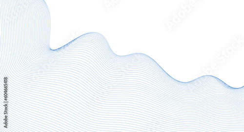 Modern Abstract Background. Abstract wave element for design. Wave with lines created using blend tool. Curved wavy line png
