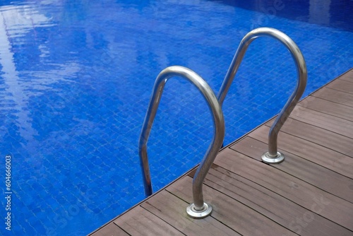 swimming pool with ladder
