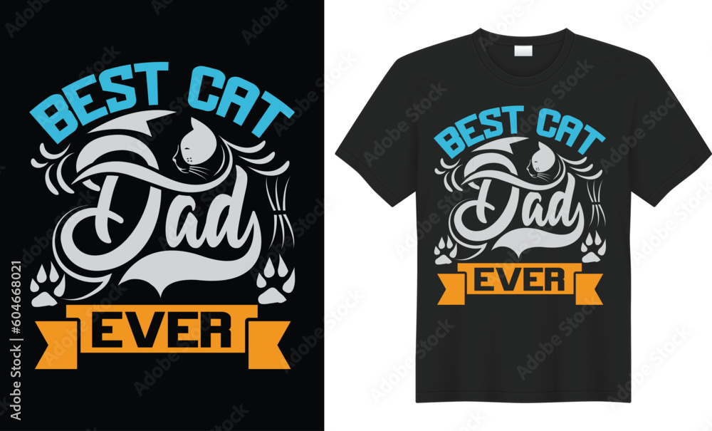 father's day t shirt design. Free Vector vintage typography illustration. with graphic vector design. Dad typography t shirt design template. Dad t shirt design with words Dad t-shirt design, 