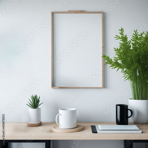 Decorate your walls with style and elegance thanks to this blank wooden frame. Customize it with your own creations or artwork from your favorite artists © MarcoAntonio