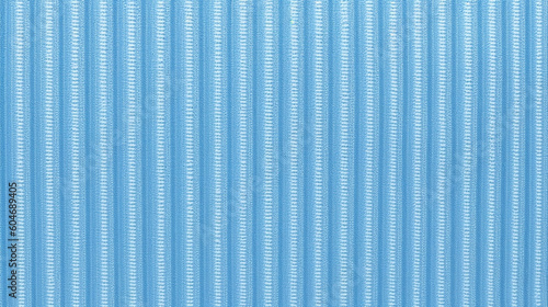 Blue Seersucker Fabric Texture Background - Textile Material - Generative AI