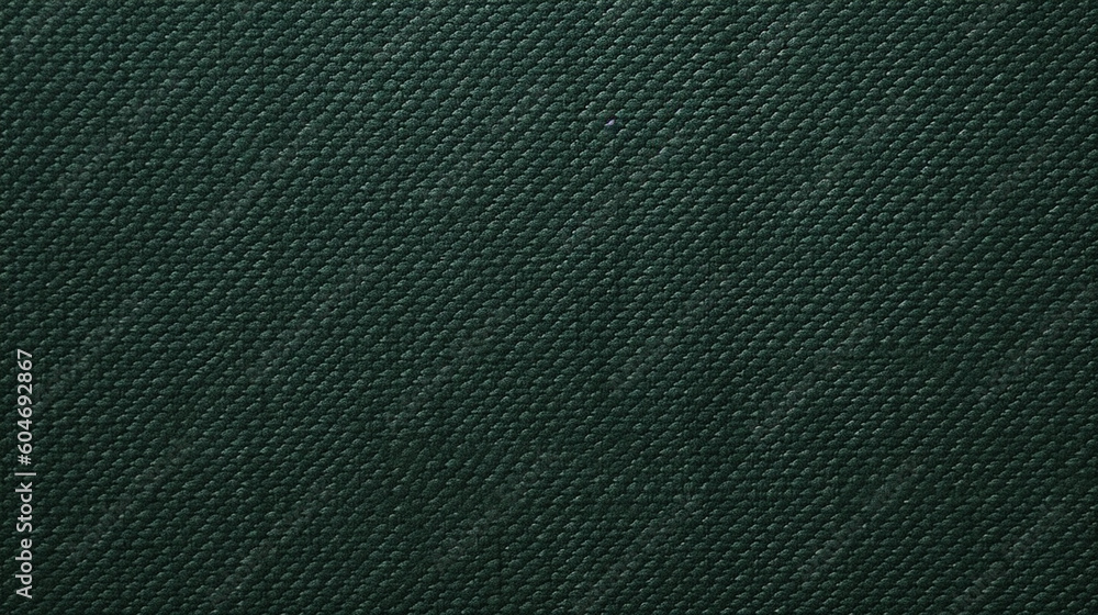Fototapeta premium Dark Green Broadcloth Fabric Texture Background - Textile Material - Generative AI