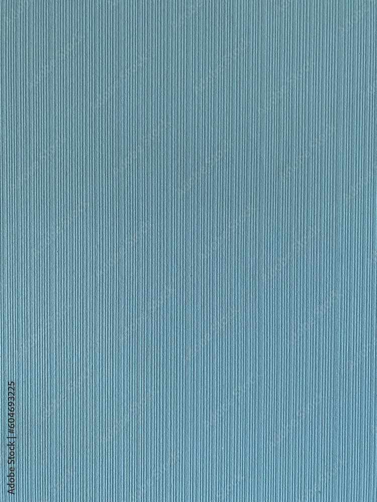 Texture, turquoise color, vertical stripes, side view Texture, turquoise color, vertical stripes, side view