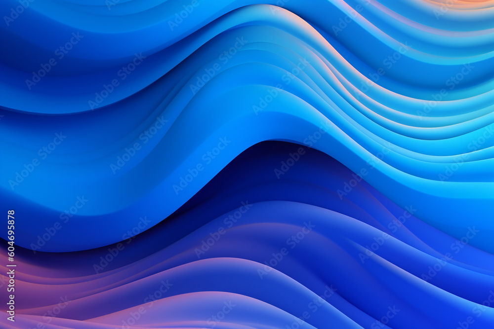 Fototapeta premium Abstract background adorned with mesmerizing ripples and waves. Ai generated
