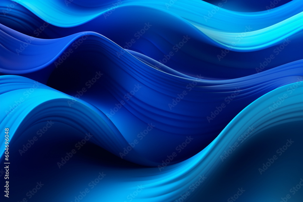 Naklejka premium Abstract background adorned with mesmerizing ripples and waves. Ai generated