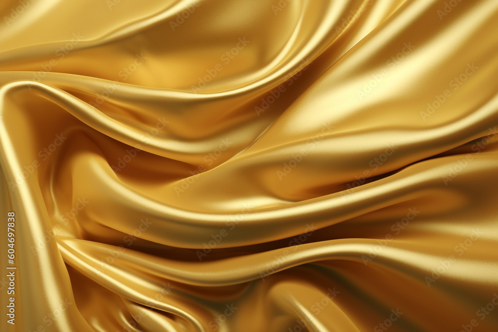 Liquid golden background, exuding the opulent texture of silk. Ai generated Liquid golden background, exuding the opulent texture of silk. Ai generated