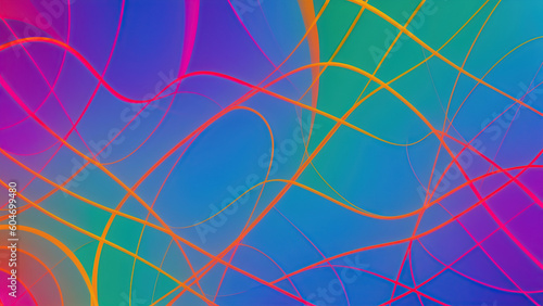 Abstract pattern inspired by social media. Generative AI