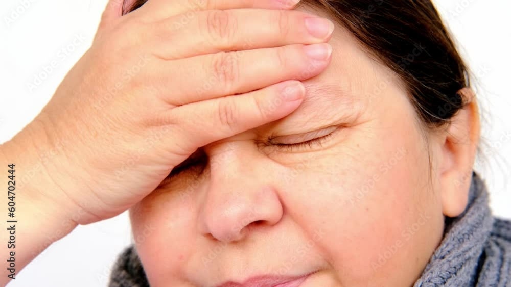 mature woman 55 years old crying from physical or moral pain, suffering elderly sick person, wrinkles on face, age-related skin changes, aesthetic injection cosmetology, anti-aging procedures mature woman 55 years old crying from physical or moral pain, suffering elderly sick person, wrinkles on face, age-related skin changes, aesthetic injection cosmetology, anti-aging procedures