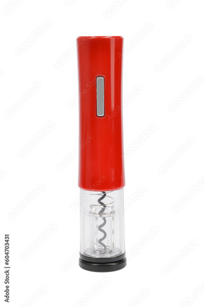 Automatic corkscrew for opening bottle caps. Electric Wine Bottle Opener. Automatic corkscrew for opening bottle caps. Electric Wine Bottle Opener.
