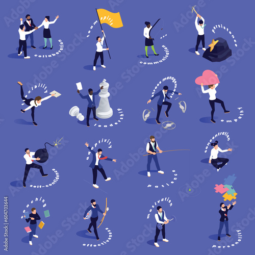 Soft Skills Icons Set